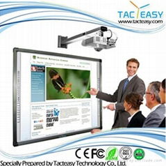 82" interactive whiteboard dual write multi-touch intelligent gesture recognitio