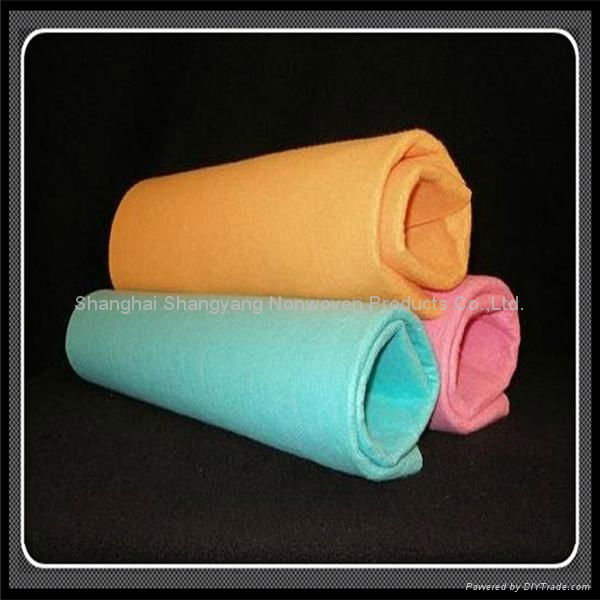 Needle punched nonwoven fabric