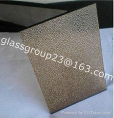 Bronze Nashiji Pattern Glass