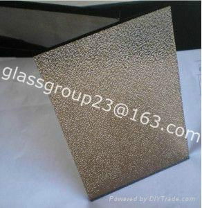 Bronze Nashiji Pattern Glass