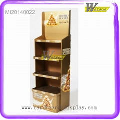 Valentine's Day Chocolate Snack Cardboard Display for Sales Promotion