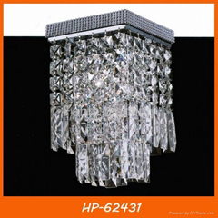 Hot sell square crystal ceiling light