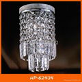 Hot sell square crystal ceiling light 4