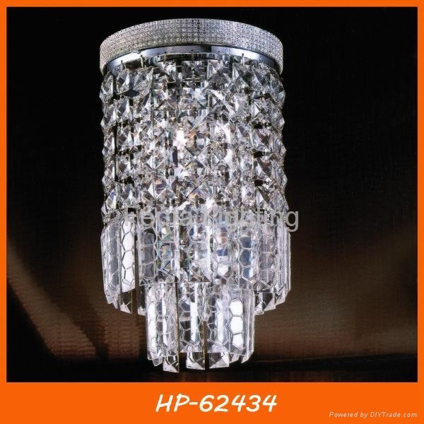 Hot sell square crystal ceiling light 4