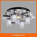 Modern crystal LED ceiling lamp/light with remote