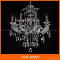 Hotel engineering candle crystal chandelier pendant lamp 2