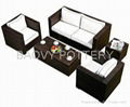 TBPE - 011 PE rattan table set