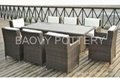 TBPE - 013 PE rattan table set 1
