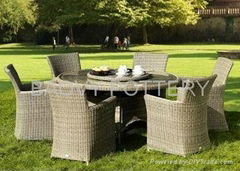 TBPE - 015 PE rattan table set