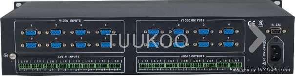 VGA/ Stereo Audio Matrix Switcher 8x8