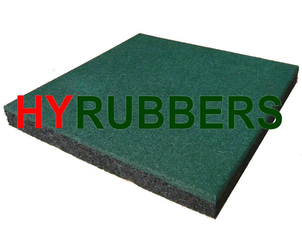 500*500mm Square rubber tiles for playground