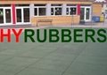 500*500mm Square rubber tiles for playground 2
