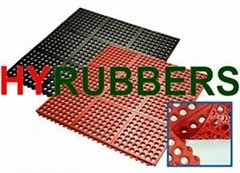 915mm x 915mm x 12mm  rubber mat 