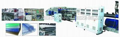 PP hollow sheet extrusion machine