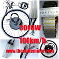 3000W electric motorcycle bike conversion kit e bike kit 1