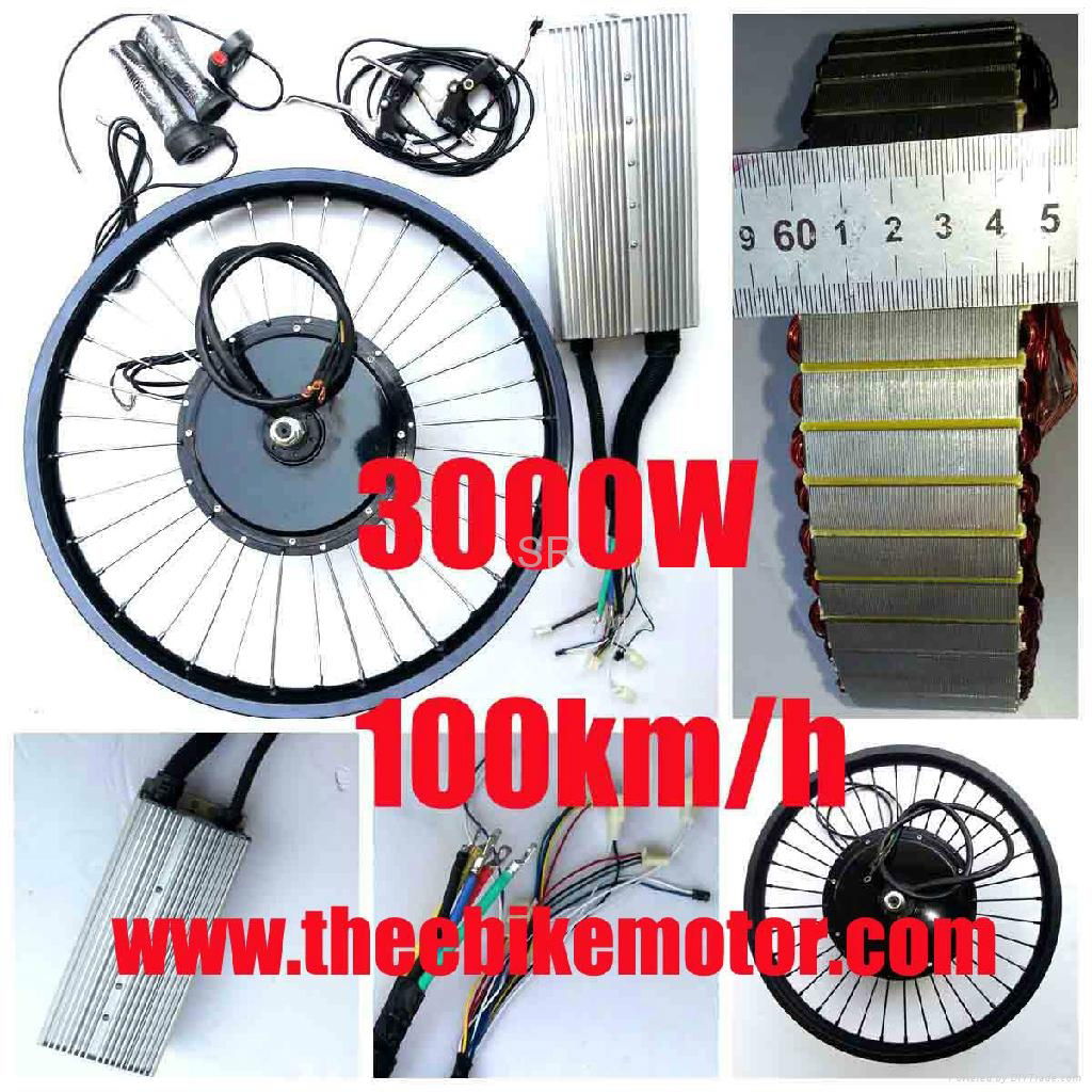 3000W electric motorcycle bike conversion kit e bike kit