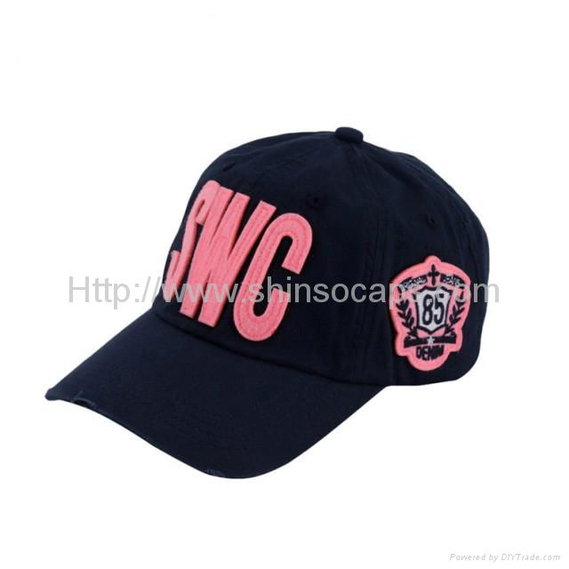 Fashion Cotton Pink Sport Cap Manufacturer 3