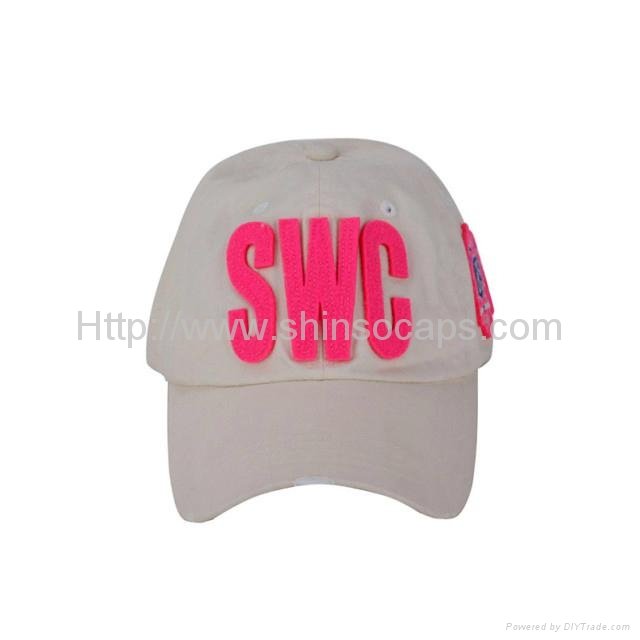 Fashion Cotton Pink Sport Cap Manufacturer 5