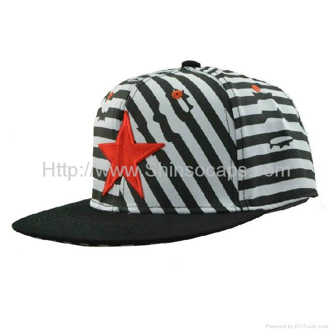 3D Embroidered Cotton Fashion Flat Cap For Men 4