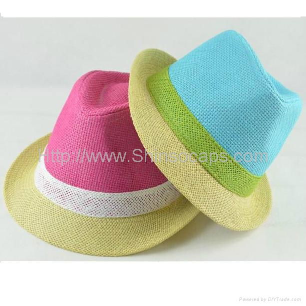 Leisure Custom Paper Summer Hat 