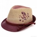 Leisure Custom Paper Summer Hat  4