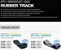 Big rubber tracks for big excavator and