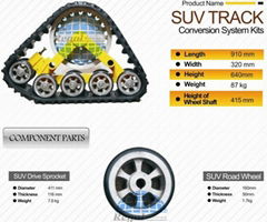 Rubber Track System for Pickup/Offroad/SUV 