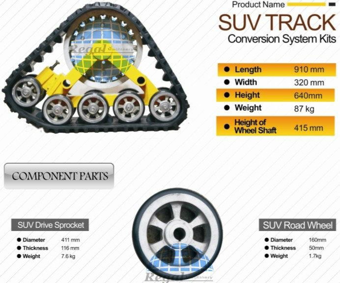 Rubber Track System for Pickup/Offroad/SUV 