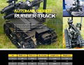  Rubber track pad for asphalt paver   2