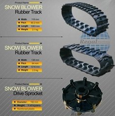 Rubber track for Terex/ASV compact track loader