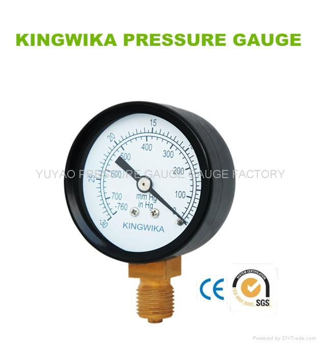 vacuum&compound pressure gauge 4