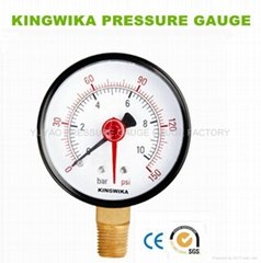 double pointer pressure gauge