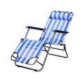 Wholesale Fabric Metale Tube Sunbed Beach Chair Folding Lounge Chair 4