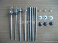 Galvanized roofing bolt produced for