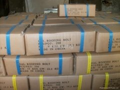Carton packaged gal. roofing bolt 