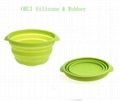 Foldable Silicone Fruit Bowl 2