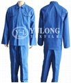 Supply brilliant blue color three-proof suit 2