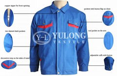 Selling water & oil proof and anti acid & alkali jacket for different industries