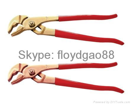 Non-Sparking Non-Magnetic Safety Groove Joint Pliers ATEX EXIIC 5