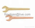 Non-Sparking Explosion Proof Safety Single Open End Wrench Spanner EXIIC