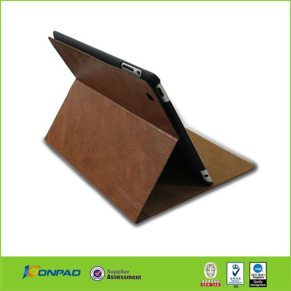 Newest flip leather cases and cover for ipad air 3