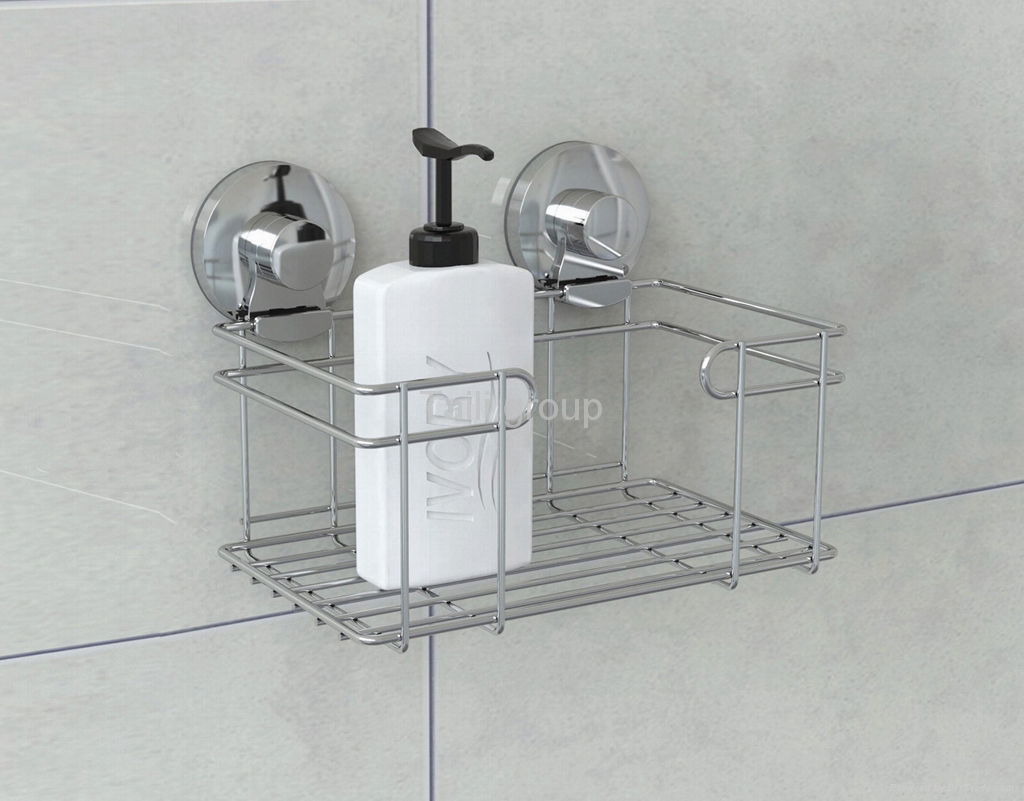 Suction laundry supplier basket