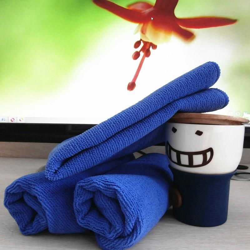 microfiber 100% polyester towel fabric/towel cloth 2