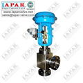 LPH15 Diaphragm High Pressure Cage Angle Type Control Valve 1