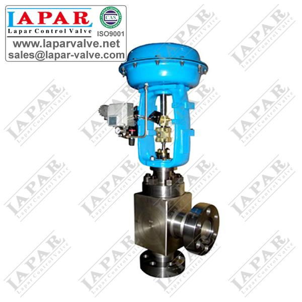 LPH15 Diaphragm High Pressure Cage Angle Type Control Valve