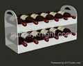 Acrylic wine bottle display racks 2