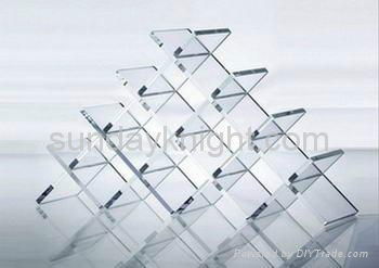 Acrylic wine bottle display racks 3