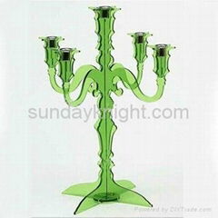 Acrylic candelabra