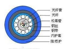 4芯礦用層絞式光纜MGTSV-4b1