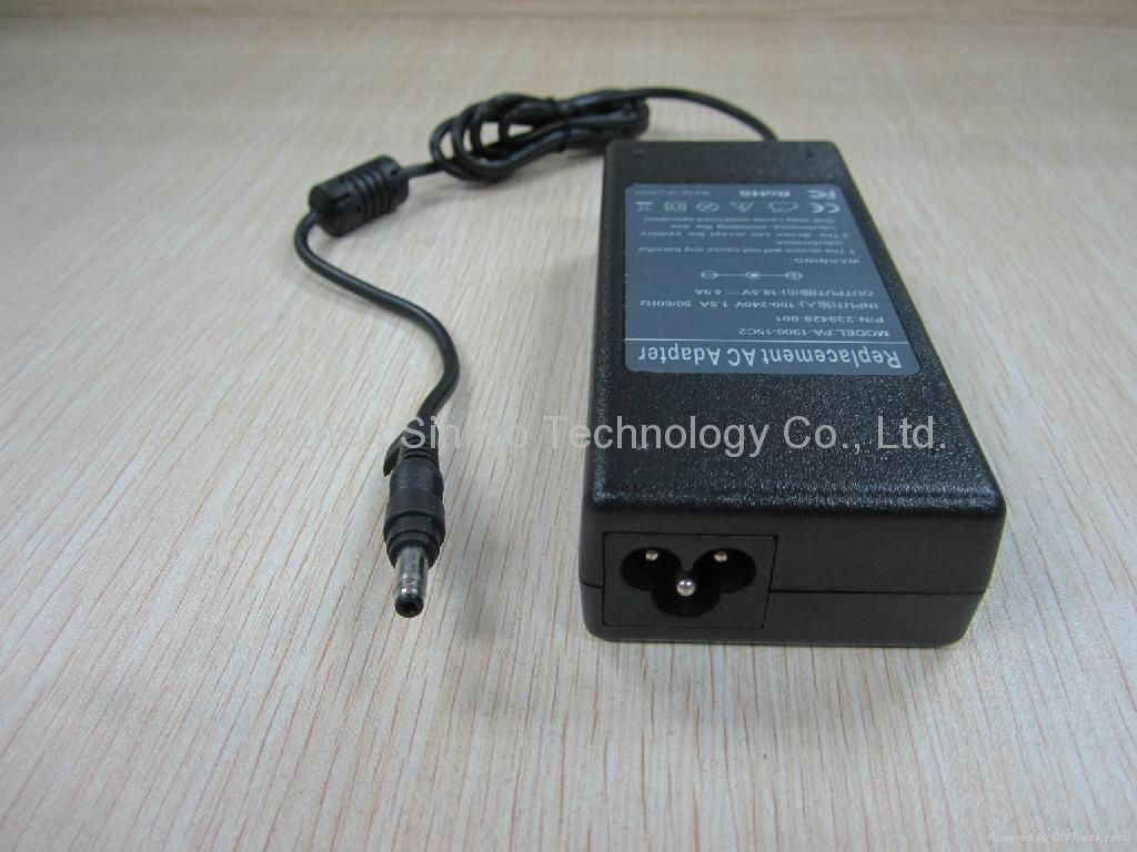 external laptop battery charger For HP/COMPAQ laptop18.5V 4.9A 90W 4.8*1.5mm 3